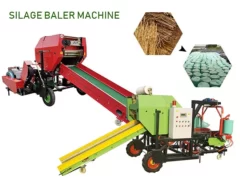 Silage baler machine