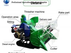 آلة حصاد القمح والأرز 06
