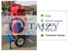 Máquina de descasque de amendoim