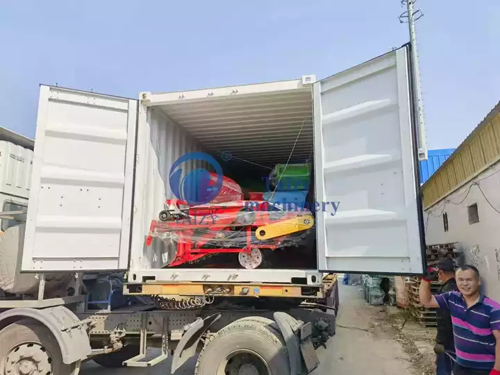 Máy đậu phộng gửi đến Pháp cho doanh nghiệp chế biến thực phẩm của khách hàng