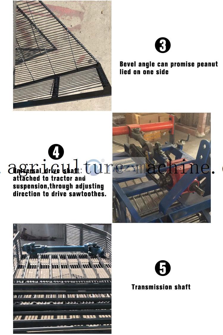 the structure of peanut harvester