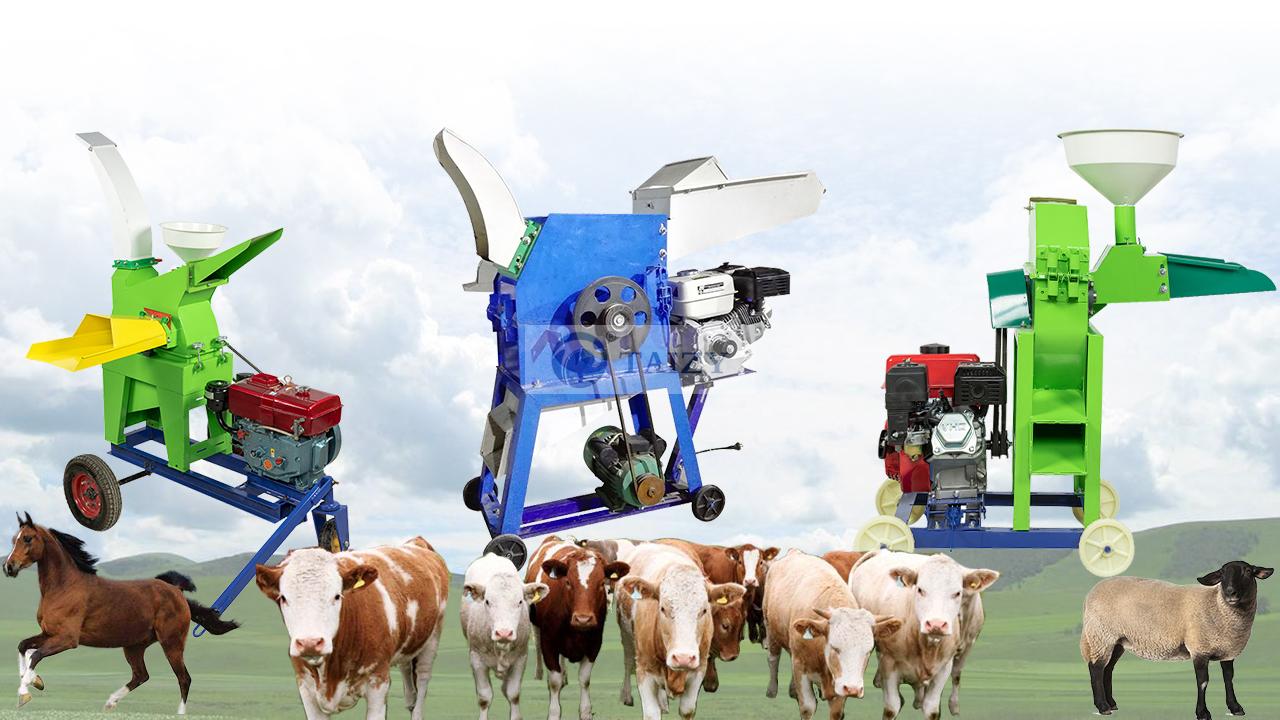 grass cutting machine / Chaff Cutter and Grain Crusher