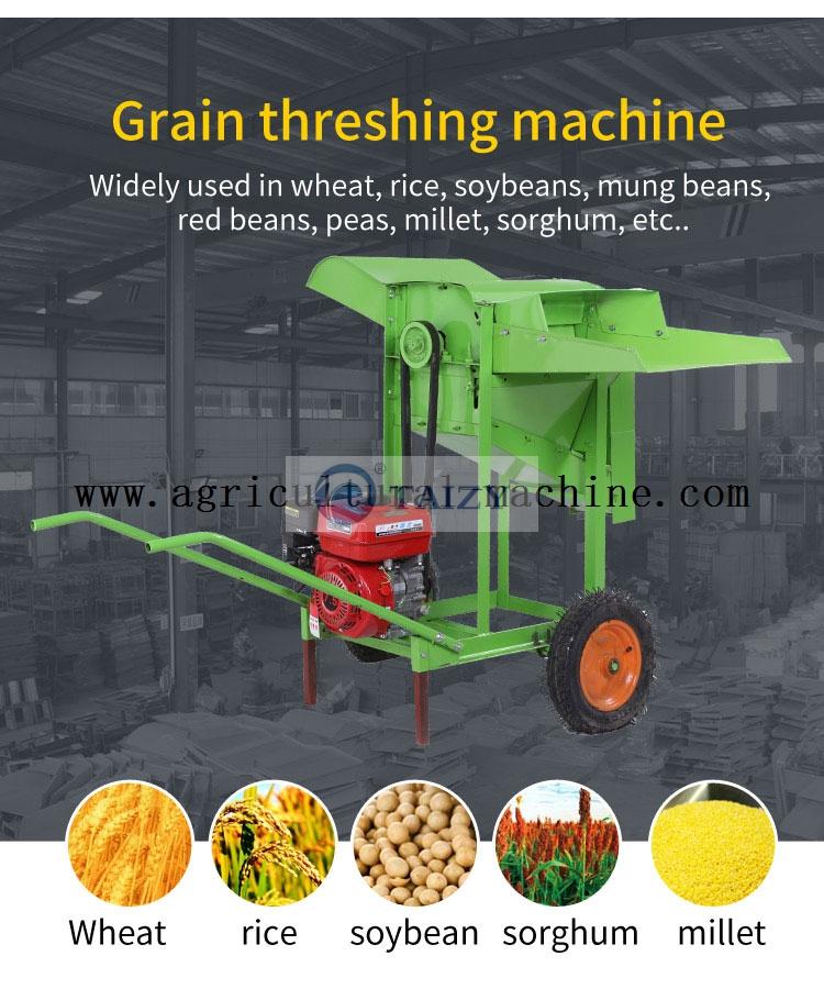 Máquina trilladora de trigo 2