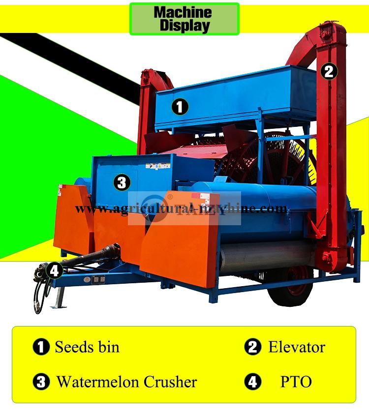 Watermelon pumpkin harvester machine / pumpkin seed extract Agriculture Machine