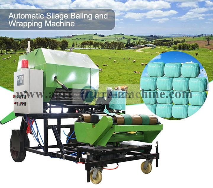 silage baling and wrapping machine silage baling and wrapping machine