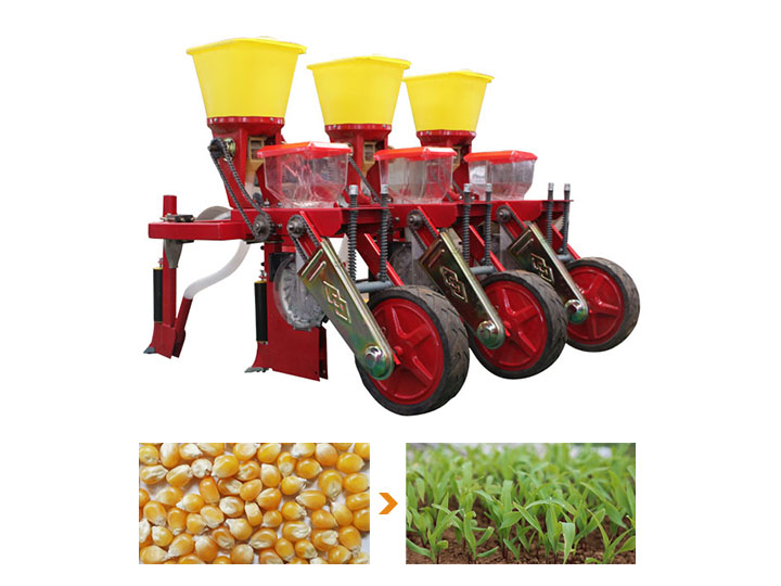 Sembradora de maíz o maíz accionada por tractor 丨máquina sembradora de maíz