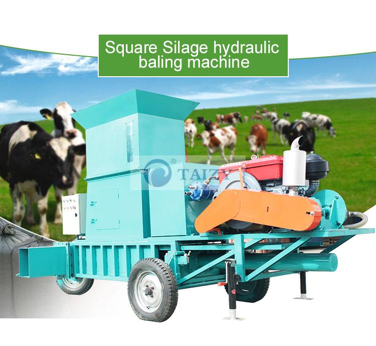 Hay Bale Machine / Hydraulic Silage Baler / Baling Hay Machine 3 Silage Baler