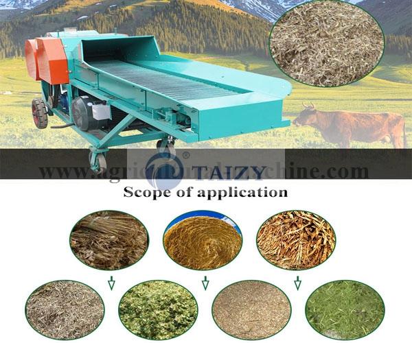 4-15T/H Grass Cutting Machine / Cutting Wet Grass / Grass Cutter 6 Grass Cutting Machine Application
