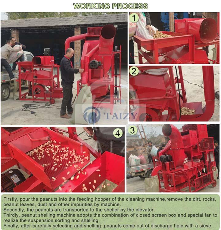 peanut shelling machine process Taizy Machinery Co., Ltd