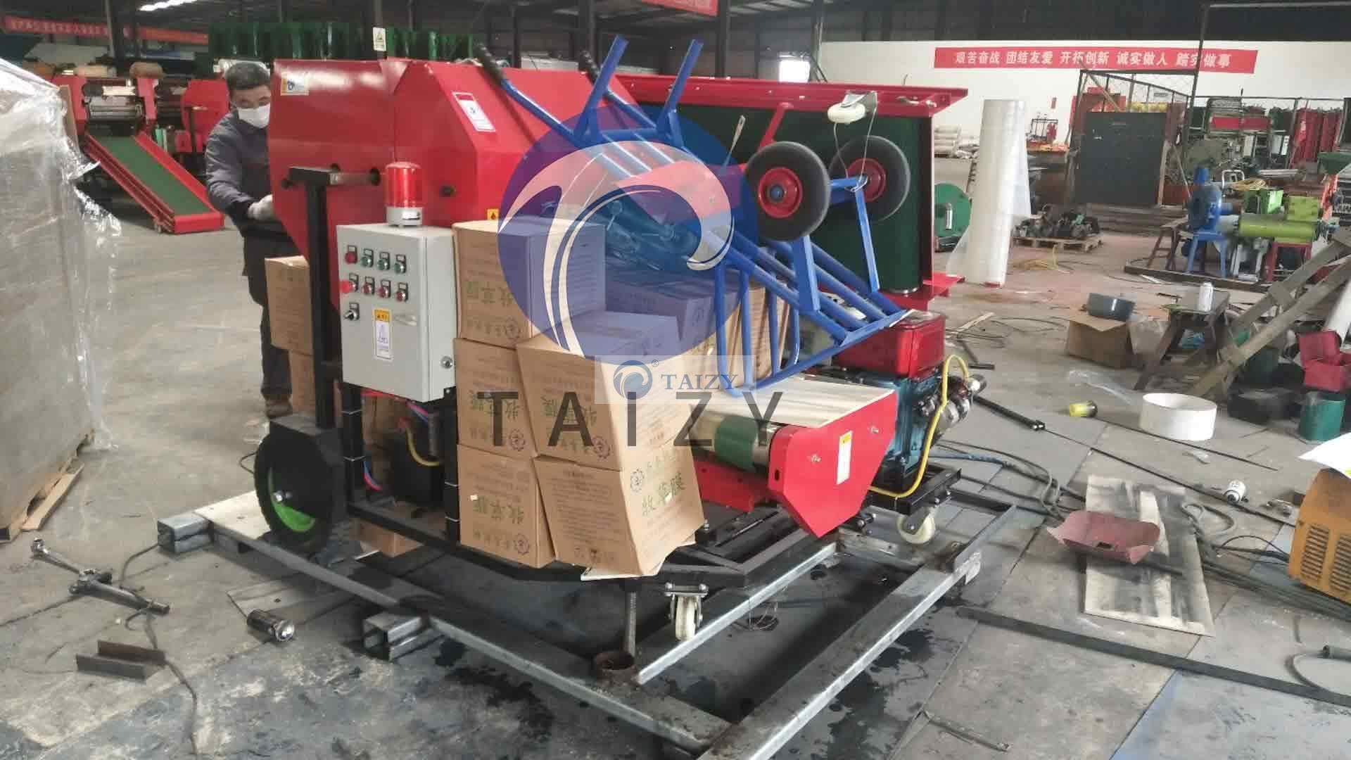 Straw Baling Machine And Straw Cutting Machine Are Sold To Peru 2 Silage Baling Machine