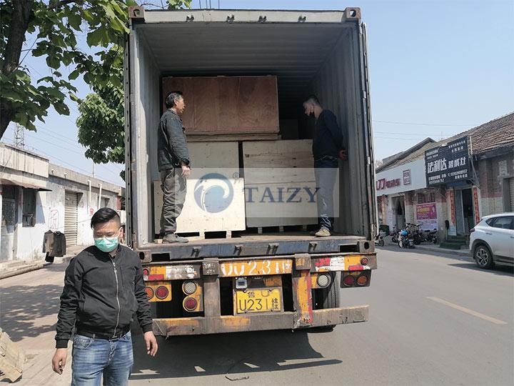 Six Times Cooperation! 20Gp Agriculture Machines Sold To Peru Again 1 Pellet Machine Packing Site 2