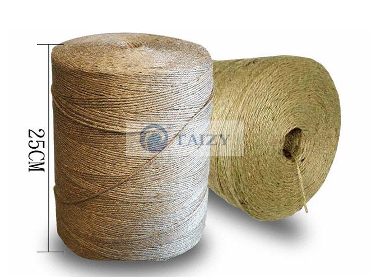 Why We Use Hemp Rope To Bale The Straw Bundles? 2 The Rope Of Silage Baler