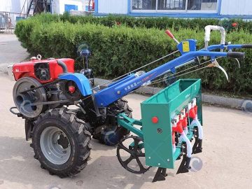 Walking Tractor With Wheat Seeder Walking Tractor With Wheat Seeder