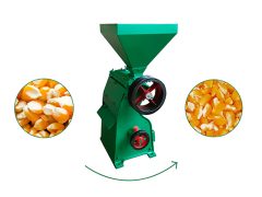 máquina peladora de granos de maíz