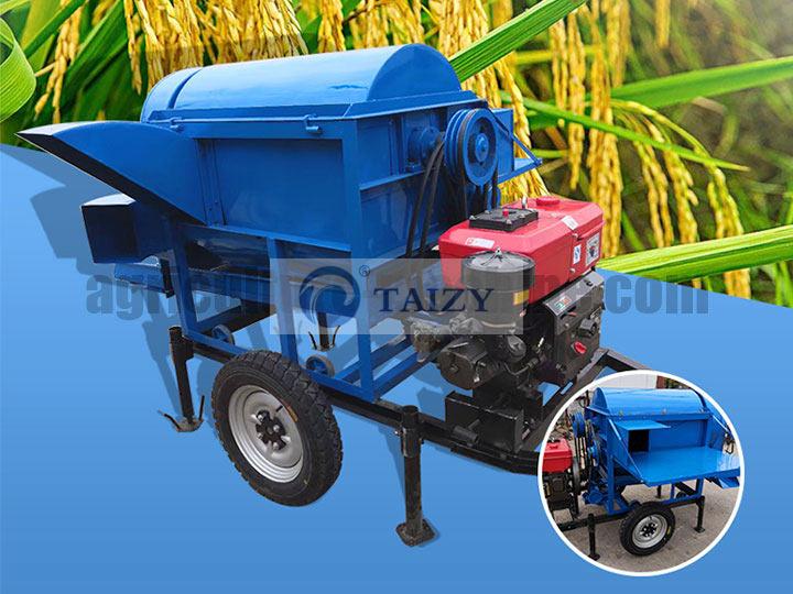 آلة دراس 5TD-90 للأرز والقمح والفول والدخن والذرة الرفيعة