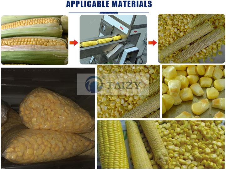 Sweet corn sheller
