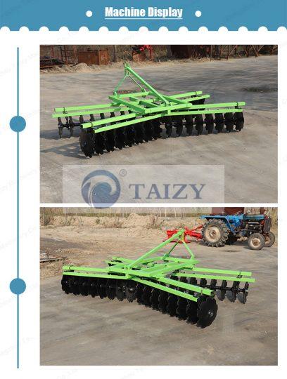 Opposed light disc harrow