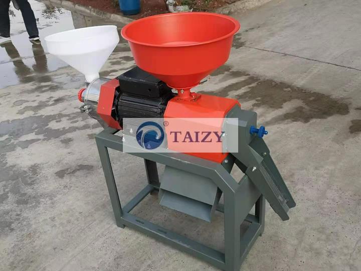 Modelo atualizado de moinho de arroz com função de moagem e refino