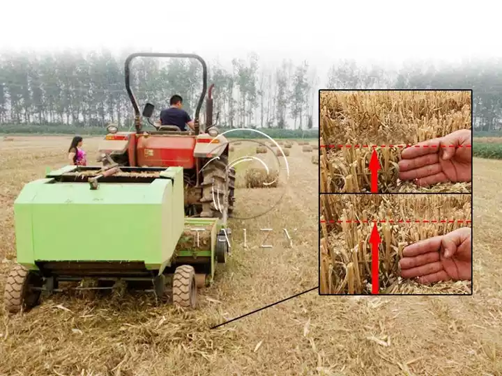 Round Silage Straw Harvester And Baler, Picking And Bundling Machine