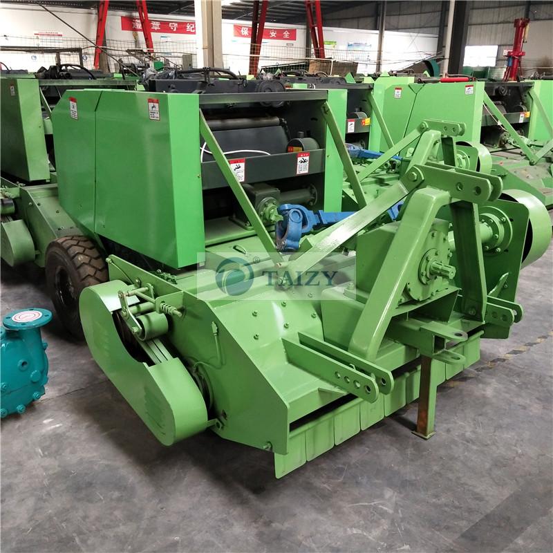 straw harvester and baler machine