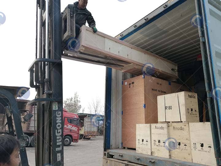 Laoding And Shipping Of Corn Kernel Peeler Loading And Shipping Of Corn Kernel Peeler