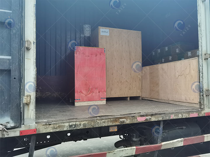 Shipping Of The Machine Shipping Of The Machine