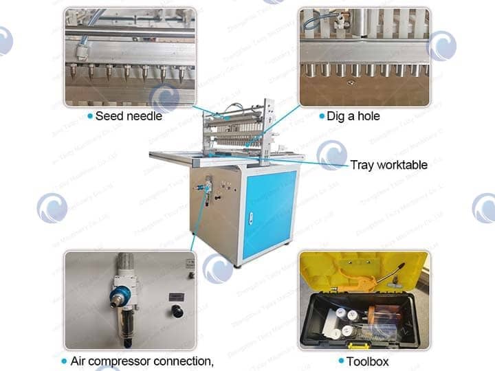 vegetable nursery seedling machine structure vegetable nursery seedling machine structure