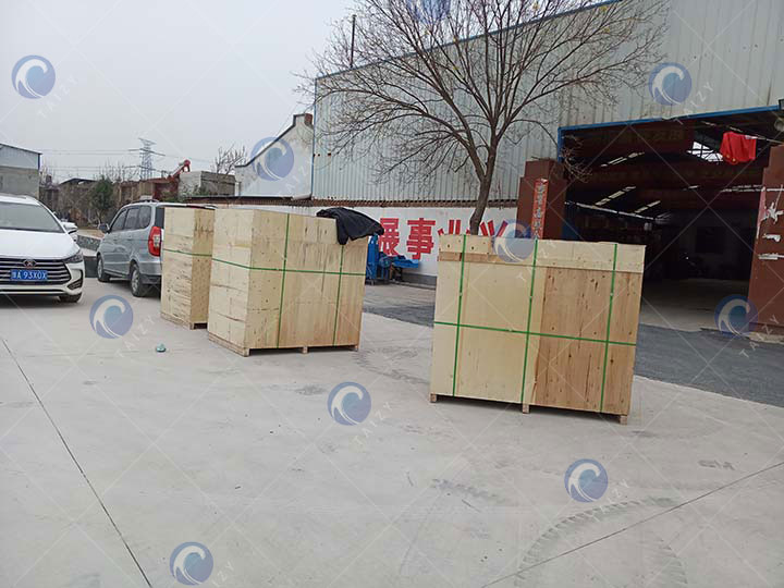 Wooden Case Pacakging Of The Rice Seeder Wooden Case Pacakging Of The Rice Seeder