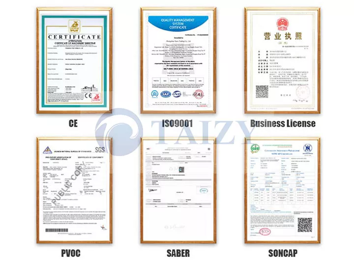 Certificados y honores de Taizy