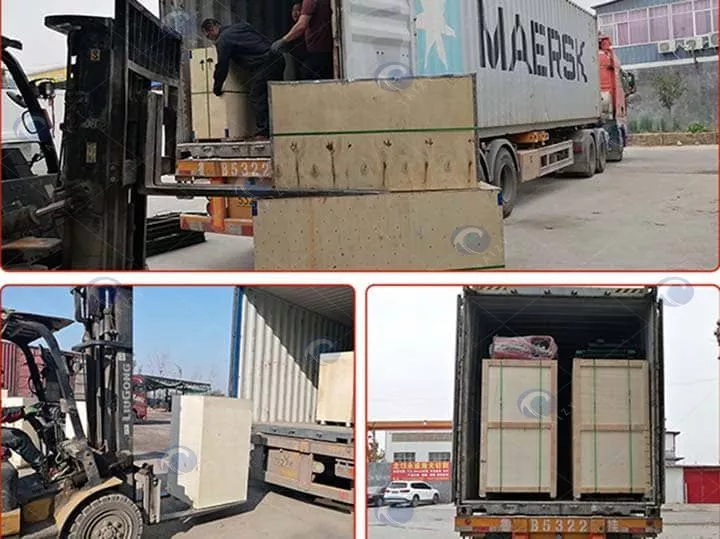 تعبئة وشحن الجرار الكهربائي الذي يسير خلفه