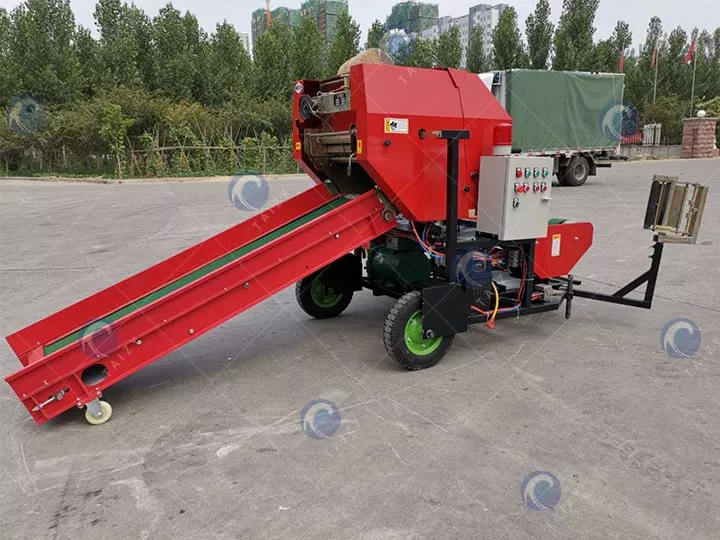 Silage-Baler und Wrapper-Maschine