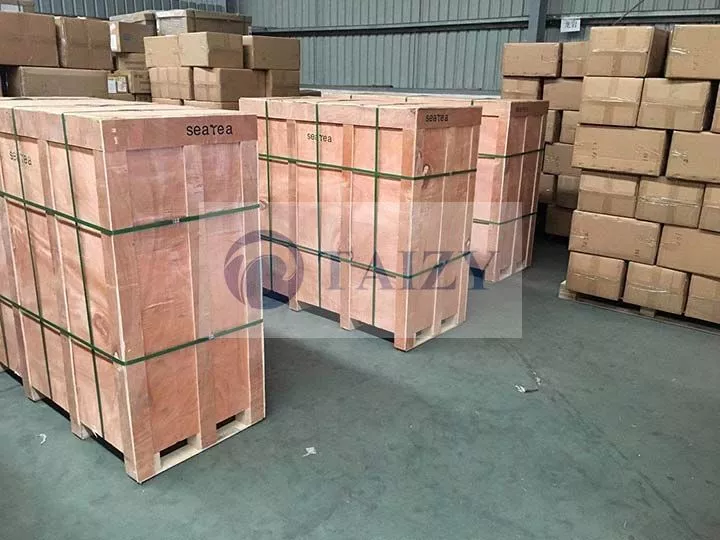 wooden case packing of automatic vegetable seeder