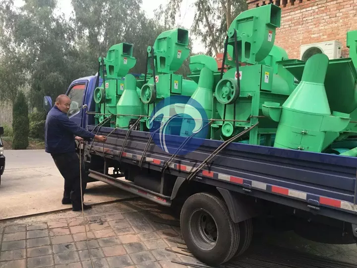 corn thresher shippment