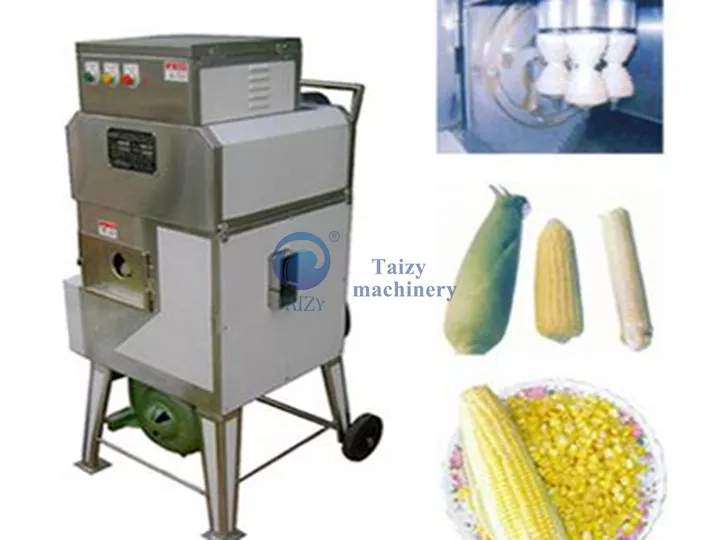 fresh corn threshing machine