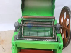 Cấu trúc bên trong máy bóc vỏ đậu phộng