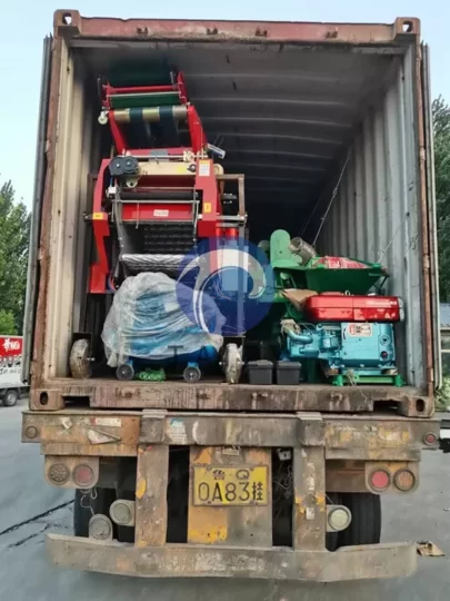 silage baler machine shippment