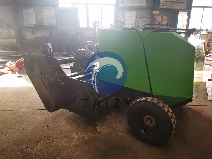 silage picking and bundling machine