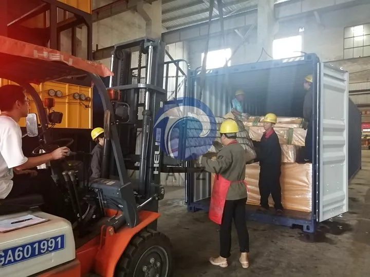 large grain dryer shipping site