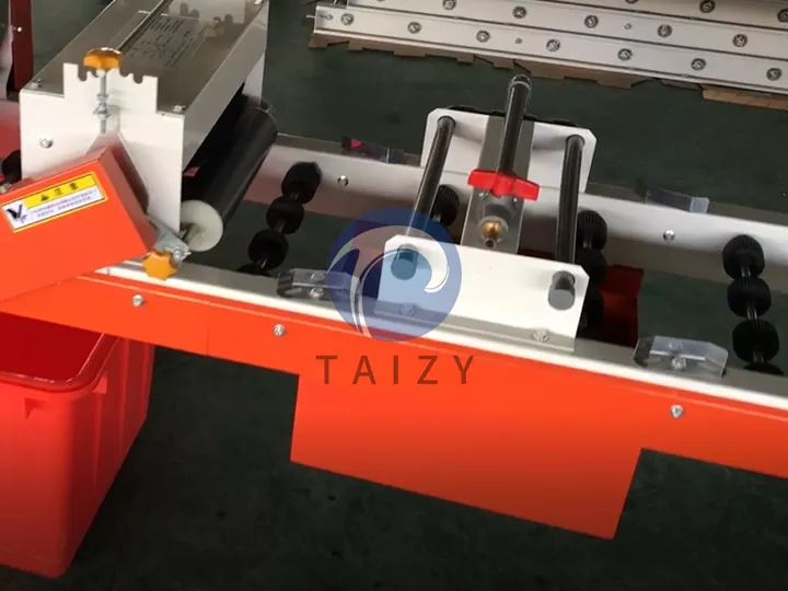 section de pulvérisation de la machine à pépinière de riz