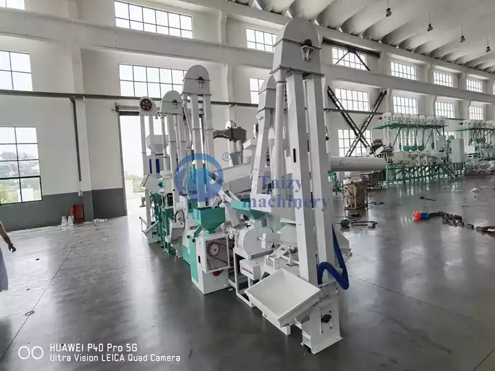 稻米加工线工厂