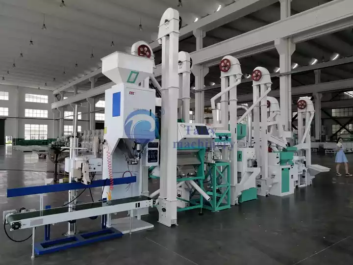稻米加工线工厂展示
