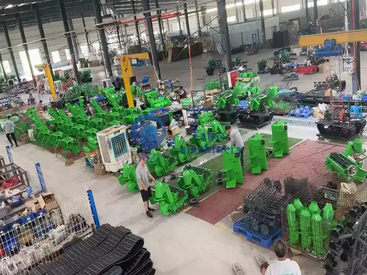 小麦と米の収穫脱粒機