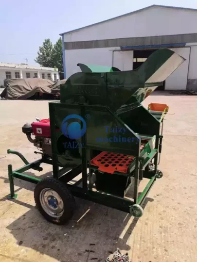 máquina de colheita de amendoim