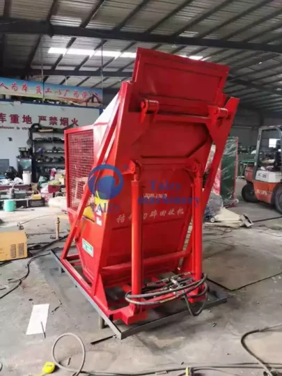 straw crushing harvester