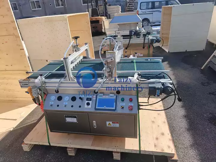 máquina de sementeira de alface com sementes