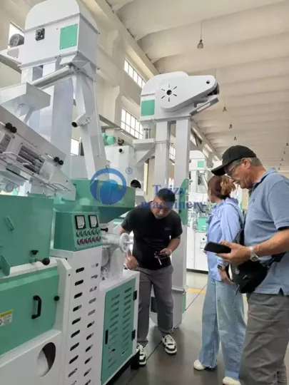visita a la fábrica de molienda de arroz