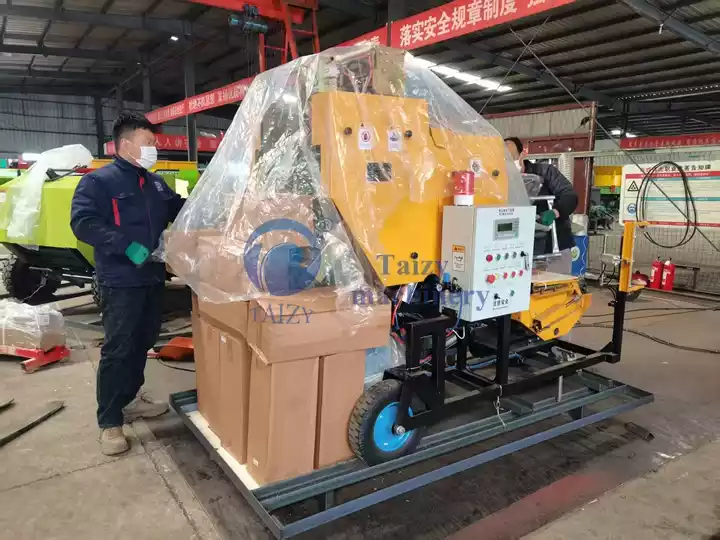 사료 벨드 래퍼 기계