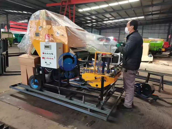 máy đóng gói baler trộn silage