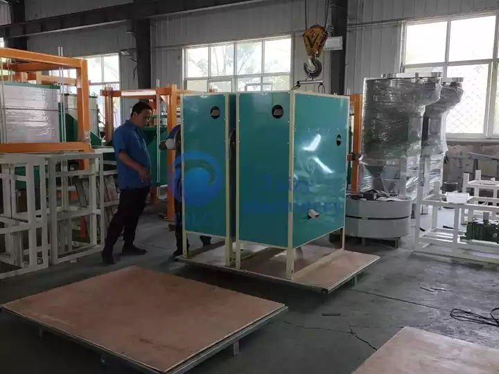 آلة تنظيف الذرة