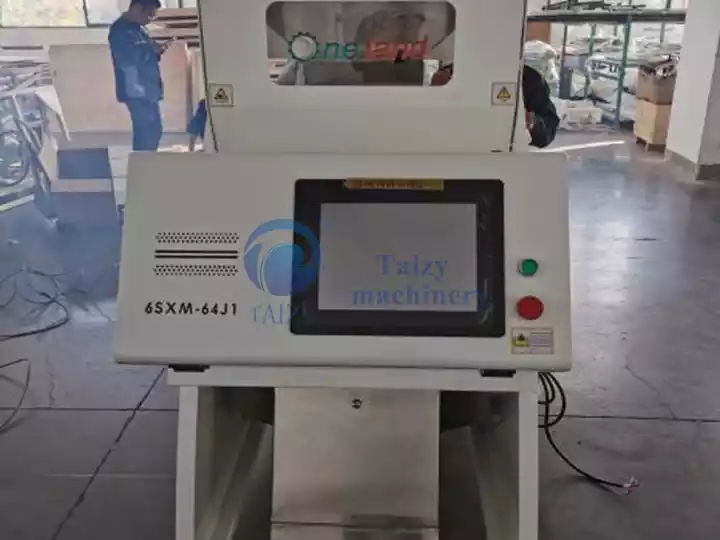 máquina de processamento de arroz branco